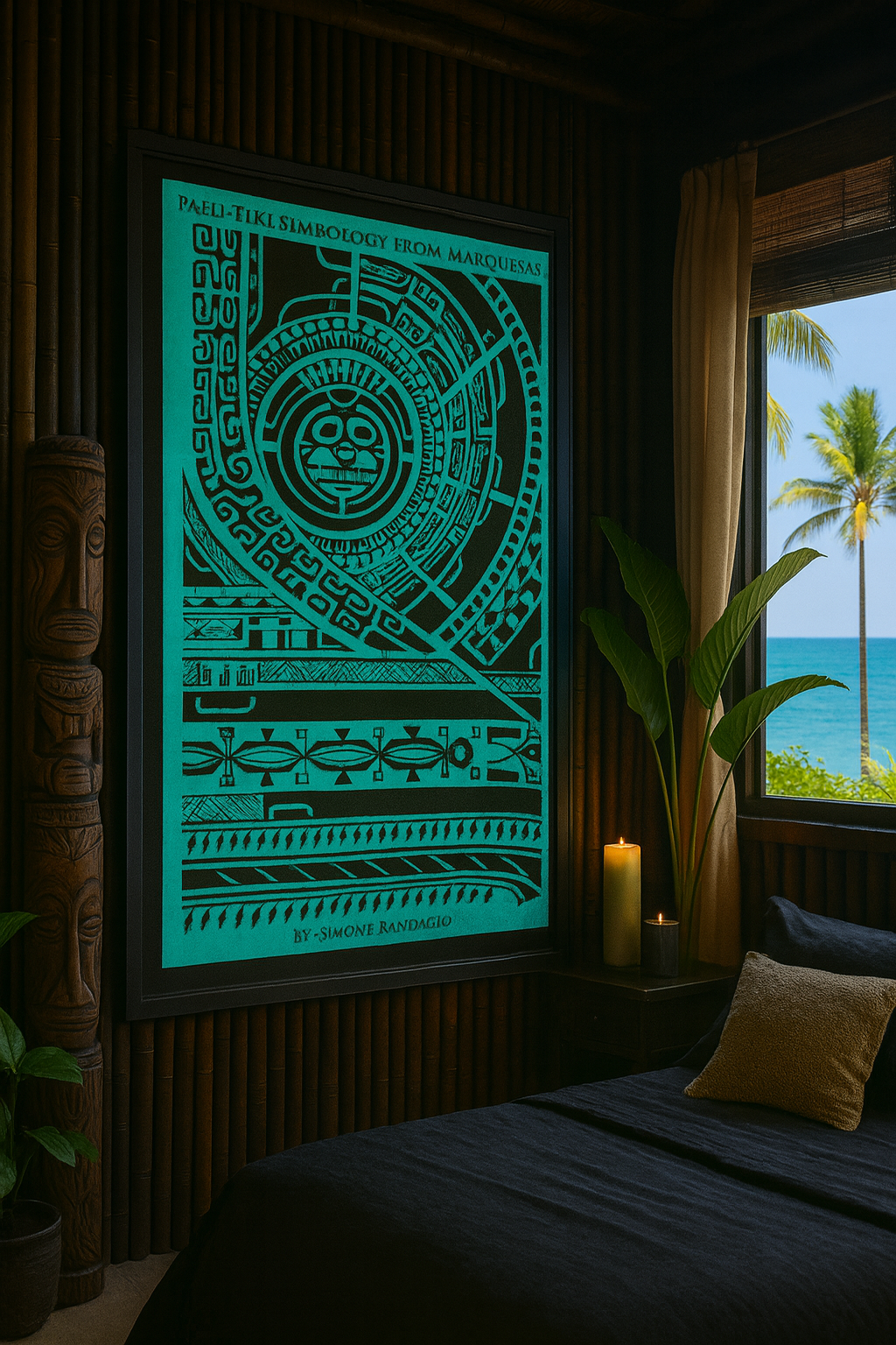 Patu-Tiki Simbology from Marquesas Island - Printable (Downloadable PDF)
